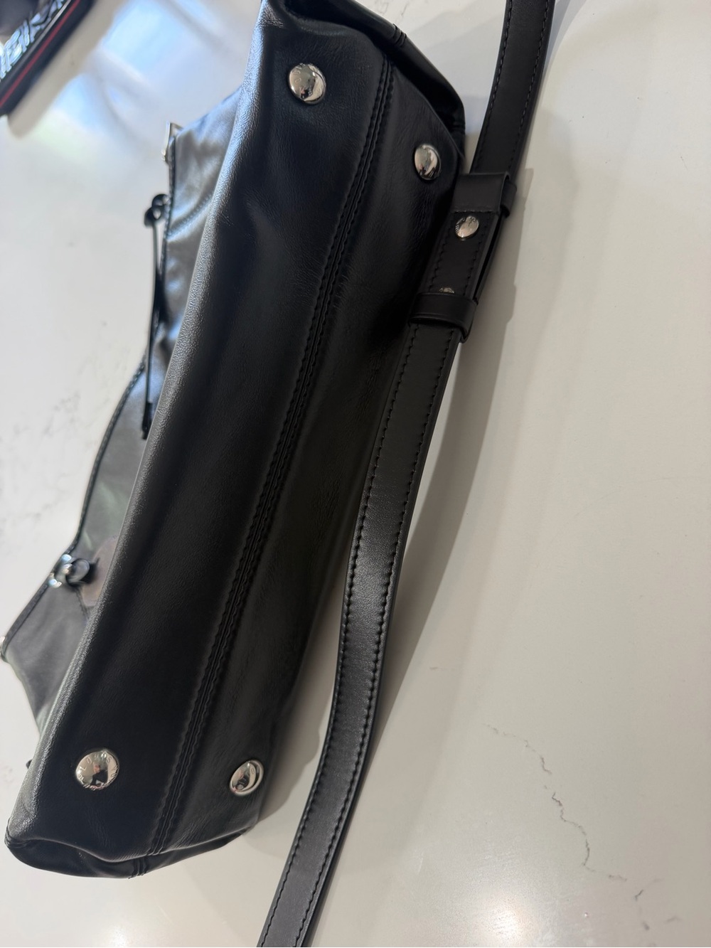Louis Vuitton Black CarryAll East-West Shoulder Bag with Monogram Tag - Picture 11 of 15
